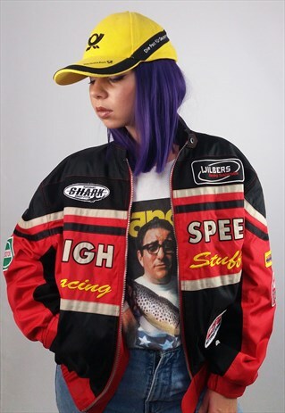 VINTAGE HIGH SPEED RACING MOTORBIKE JACKET
