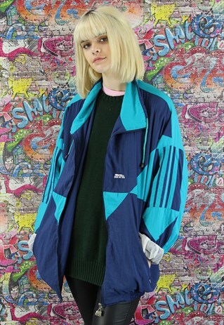 VINTAGE 90S SHELL JACKET / WINDBREAKER. UNISEX SPORTSWEAR.