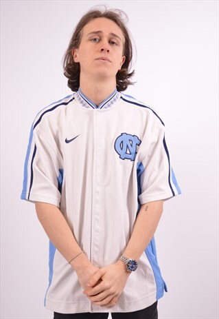 VINTAGE NIKE TRACKSUIT TOP JACKET WHITE