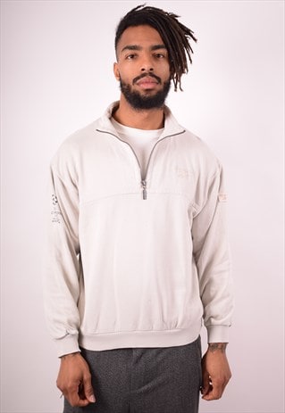 reebok vintage sweatshirt mens grey