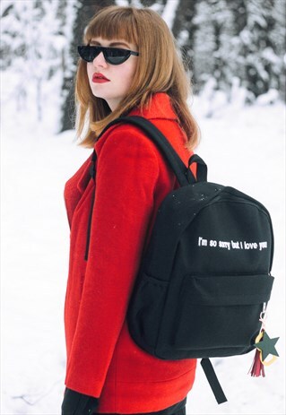EMBROIDERY BACKPACK WITH TASSELS