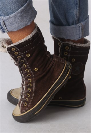 CONVERSE ALL STARS HI TOPS TRAINERS UK 5 (EAAN) BOOTS