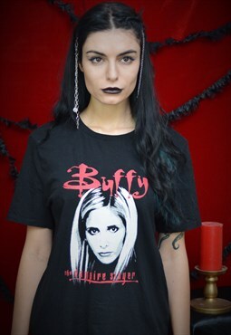 Buffy the Vampire slayer tshirt y2k goth 90's vintage tee