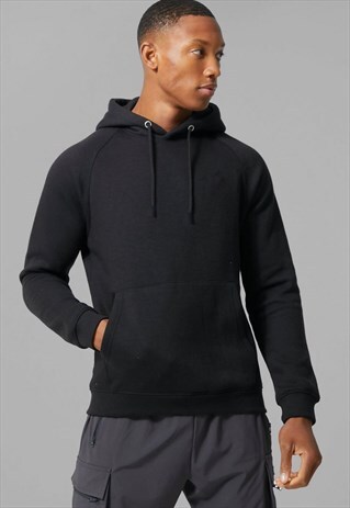 MENS BLACK OVERSIZED HOODIE