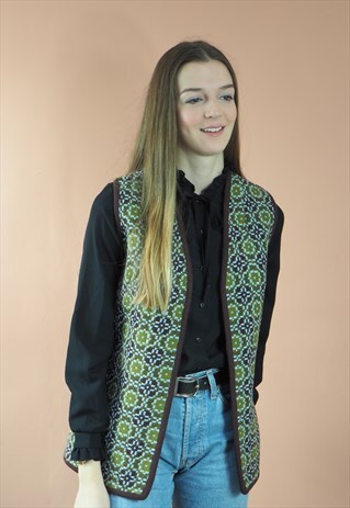 VINTAGE TAPESTRY WAISTCOAT