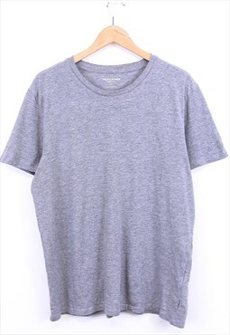 Vintage Jack & Jones T Shirt Grey Short Sleeve Plain Tee