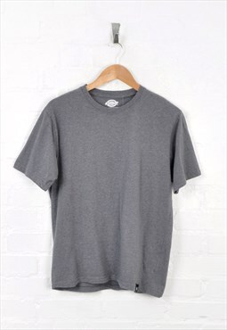 Vintage Dickies T-Shirt Grey Ladies Medium