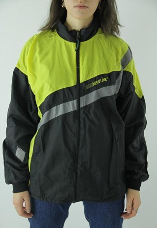 90'S SPORT JACKET BLACK YELLOW