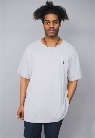 VINTAGE POLO RALPH LAUREN GREY T-SHIRT