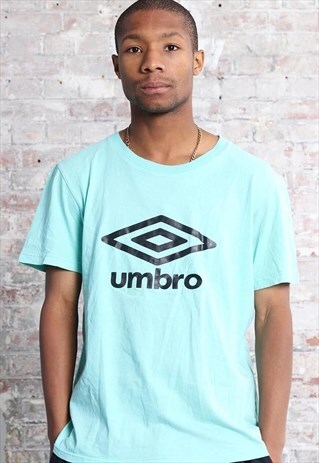 VINTAGE UMBRO BIG LOGO T-SHIRT BLUE