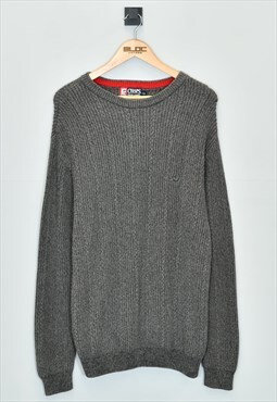 Vintage Chaps Ralph Lauren Sweater Grey XLarge