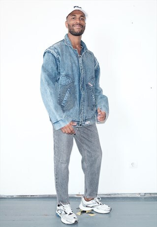 VINTAGE WASHED DENIM JACKET