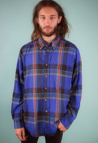 VINTAGE 90'S CHECKED SHIRT