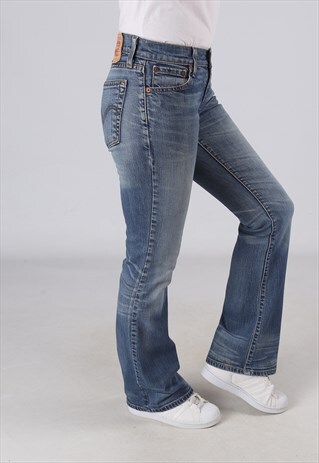 VINTAGE LEVIS 529 BOOTCUT FLARE JEANS UK 6 - 8 (DL1L)