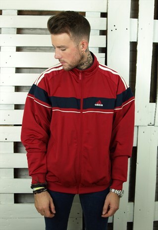 RETRO ZIP UP SPORTS TRACK SUIT JACKET