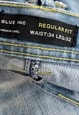 MENS VINTAGE BAGGY Y2K BLUE INC JEANS