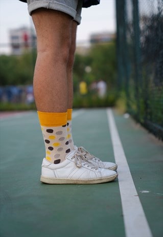 UNISEX POLKA DOT COTTON SOCKS GIFTING IN ITS SPECIAL BOX