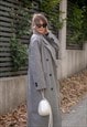  EXTRA OVERSIZED LONG FLUFFY WINTER COAT WITH DROP SHOULDERS
