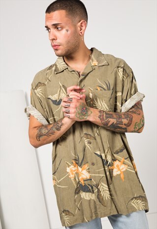 VINTAGE 80S HAWAIIAN SHIRT / S1603