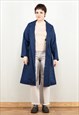 VINTAGE 90S BLUE WORK CHORE COAT