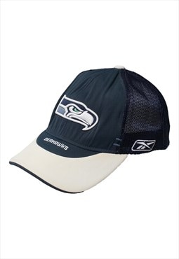 Vintage Reebok NFL Seahawks Navy Baseball Cap Mens