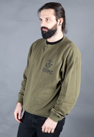 VINTAGE 90S US MARINE CORPS SWEATER