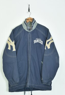 Vintage Starter New York Yankees Coat Blue Medium