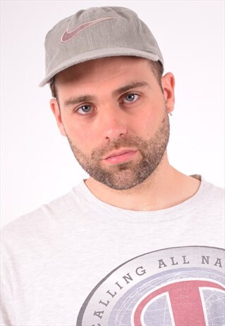 NIKE MENS VINTAGE CAP ONE SIZE GREY 90S