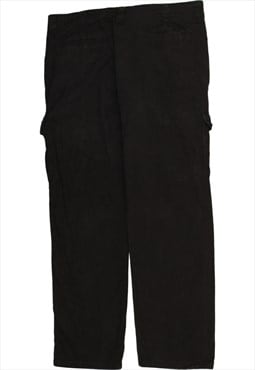 Wrangler 90's Cargo Pockets Trousers / Pants 38 Black