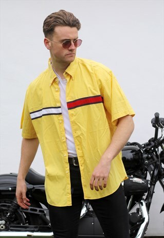 TOMMY HILFIGER USA FLAGSHIP LOGO SHIRT