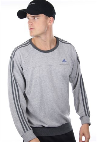VINTAGE ADIDAS SMALL LOGO SWEATSHIRT JUMPER