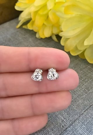 SILVER STUD EARRINGS