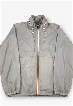 Vintage 90s lightweight windbreaker jacket grey 2xl BV15485