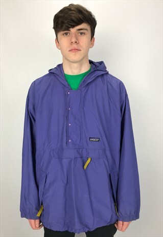 90S VINTAGE PATAGONIA CANVAS PULLOVER ANORAK JACKET