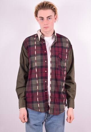 WRANGLER MENS VINTAGE SHIRT MEDIUM MULTI 90'S
