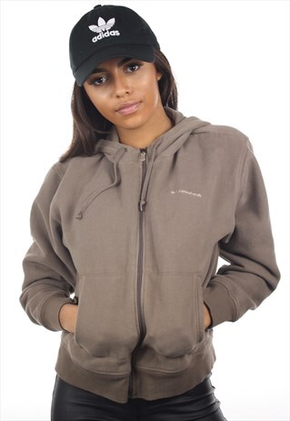 VINTAGE REEBOK ZIP UP HOODIE SWEATSHIRT