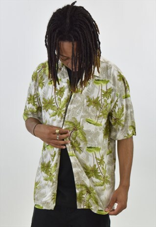 VINTAGE 90S PATTERNED HAWAIIAN SHIRT