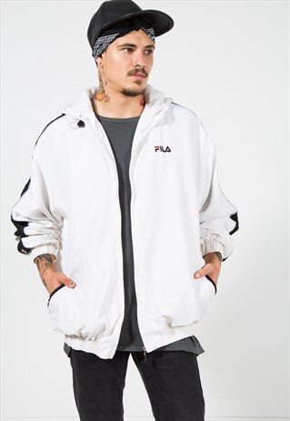 VINTAGE 80S FILA SHELL SPORT JACKET / S1484