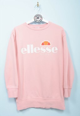 Vintage 90s Ellesse Sweatshirt Pink Logo