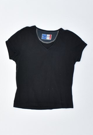 VINTAGE 90'S CHAMPION T-SHIRT TOP BLACK