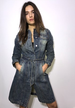 VINTAGE 90' BEAUTIFUL DENIM DRESS