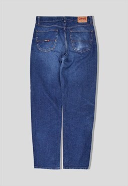Vintage 90s Schott Straight-Leg Denim Jeans in Blue