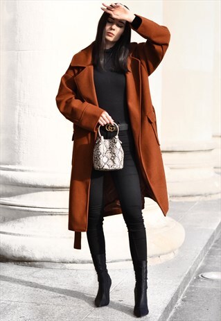 LONGLINE JERSEY DUSTER COAT