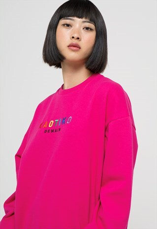 SWEATSHIRT "KAOTIKO DEMAIN" PINK