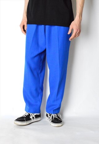VINTAGE 80S UNISEX BLUE PANTS