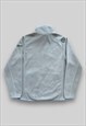 ANIMAL SPELLOUT ZIP UP FLEECE IN BEIGE