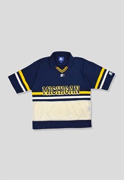 Vintage 90s Starter Michigan Wolverines Jersey T-Shirt