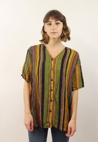 VINTAGE STRIPED BLOUSE