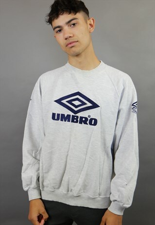 GREY UMBRO SPELL OUT SWEATSHIRT