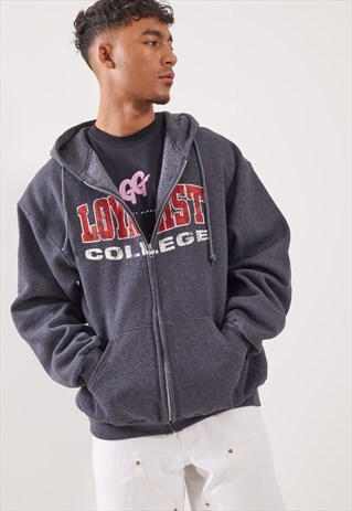 VINTAGE LOYALIST COLLEGE ZIP-UP HOODIE